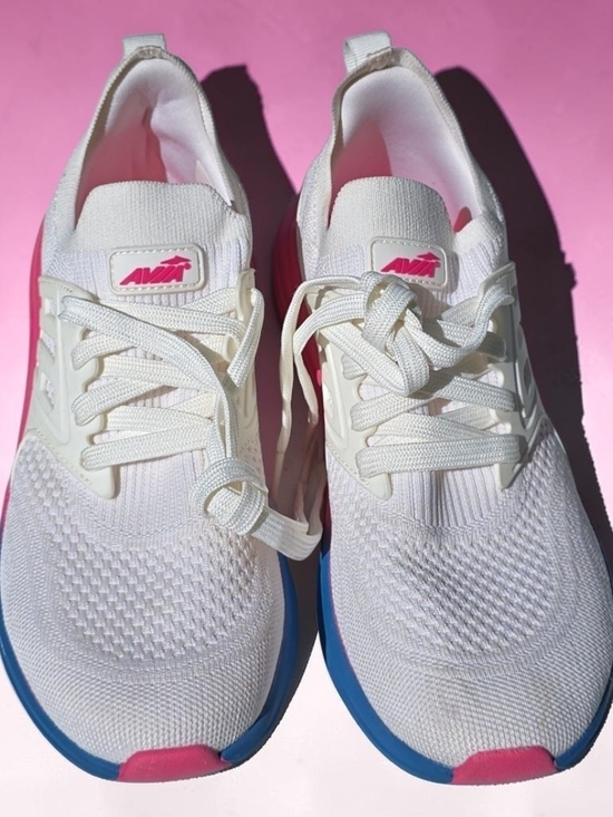 Avia Shoes - AVIA White Women’s Caged Knit Walking Sneaker Size 9